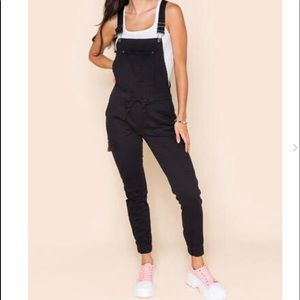 Almost Famous Jogger Overalls NWT